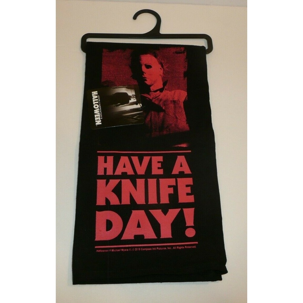 Halloween Michael Myers Decorative Kitchen Dish Towel Novelty Halloween Decor